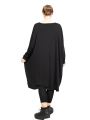 Rundholz Black Label - ShirtKleid mit Applikationen am Saum Cotton Jersey Oversize Black - 2243260903