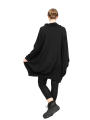 Rundholz Black Label - Shirt dress in balloon shape with pleats at the hem Oversize Black - 2243370928
