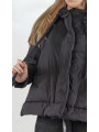 Rundholz - Rundholz Elegant quilted jacket with hood and pleats - 2251001103