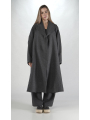 Rundholz - Oversizeer Leinenwoll Mantel - 2251191207