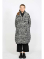 Rundholz - Rundholz balloon-shaped knitted coat with monster detail - 2251757201