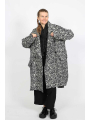 Rundholz - Rundholz balloon-shaped knitted coat with monster detail - 2251757201
