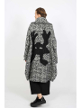 Rundholz - Rundholz balloon-shaped knitted coat with monster detail - 2251757201