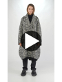 Rundholz - Rundholz balloon-shaped knitted coat with monster detail - 2251757201