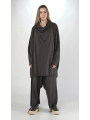 Rundholz - Oversize Leinen Woll Stricktunika - 2251847004