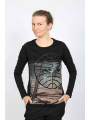 Rundholz DIP - Dip Langarm-T-Shirt aus 100% Baumwolle mit Druck - 2252300502