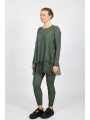 Rundholz DIP - Ausgestelltes Baumwoll-T-Shirt mit Mesh-Kante - 2252340505