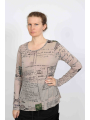 Rundholz DIP - Elegantes T-Shirt aus Lyocell und Seide mit langem - 2252420502