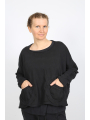 Rundholz Black Label - Oversize Baumwoll-T-Shirt mit Offenen Schnittkanten - 2253250501