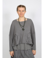 Rundholz Black Label - Oversize Baumwoll-T-Shirt mit Offenen Schnittkanten - 2253250501