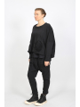 Rundholz Black Label - Oversize Baumwoll-T-Shirt mit Offenen Schnittkanten - 2253250501