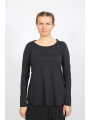 Rundholz Black Label - Elegantes Langarm-T-Shirt aus Lyocell und Baumwolle - 2253260506