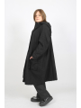 Rundholz Black Label - Oversize Fransenmantel mit Kapuze von Black Label - 2253281203