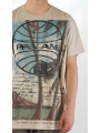 Rundholz - Baumwolljersey T-shirt mit Platziertem 3d Druck - 2254300501