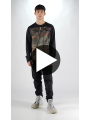 Rundholz - Langärmeliges Baumwolljersey Shirt mit Platziertem 3d Druck - 2254300502