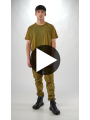 Rundholz - Lockeres Bicolor Baumwolljersey T-shirt - 2254520501