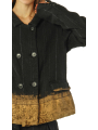 Rundholz - Wolljacke mit goldsaum - 2261021111
