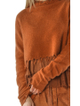Rundholz DIP - Kurzer Fuchs Woll Pullover - 2262440702