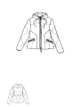 Rundholz Black Label - Короткая пуховая куртка с капюшоном - 2263211113