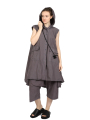 Privatsachen - Weste Verödense - Geräuschebaumwolle - Kaviar - 251062