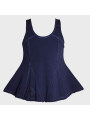 Pluslavie (Plü) - Ärmelloses Peplum-Top - 5089