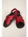 Lofina shoebox - Leder-sandalen mit kreuzriemen - 9324