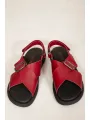 Lofina shoebox - Leder-sandalen mit kreuzriemen - 9324