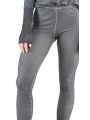 Rundholz DIP - schmale Baumwollkrepp-Jersey-Legging - Pencil Cloud - 2242560202