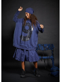 Pluslavie (Plü) - Oversized Sweat mit Kontrastpanel - 2139