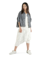 Rundholz DIP - Ausgestellte Stretch Denim Jacke - 1262071106