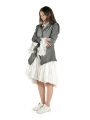 Rundholz DIP - Ausgestelltes Baumwoll voile Kleid - 1262580905