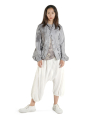 Rundholz DIP - Ballonförmige Leinen Hose - 1262670109