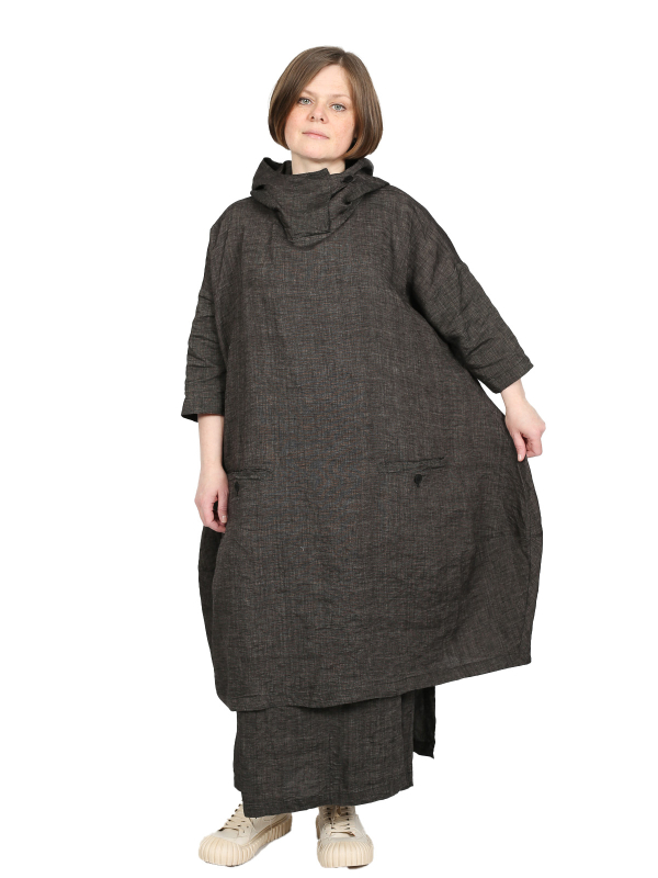 Rundholz - dress - black check - 1251460908