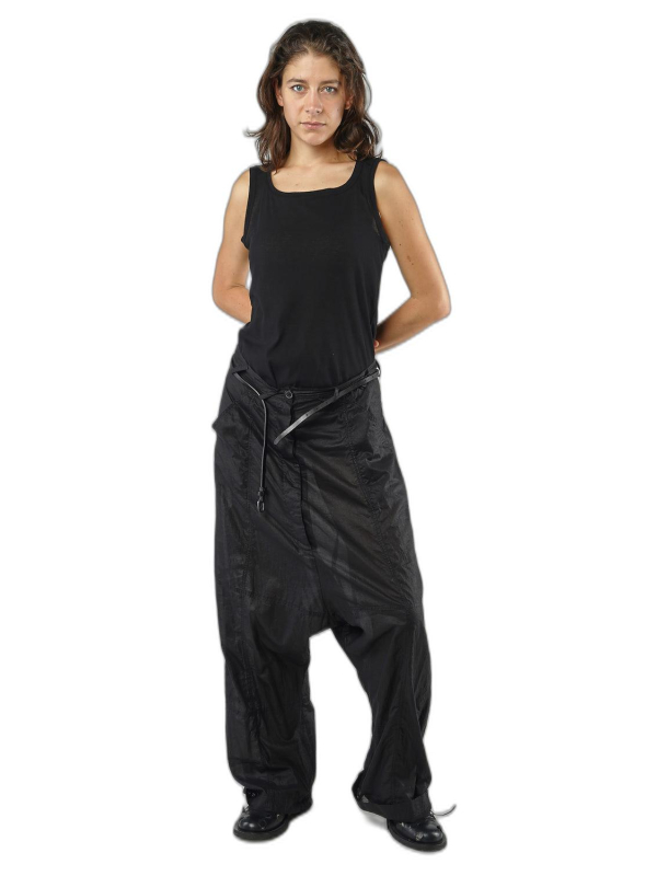 Rundholz - Gerade weite baumwoll voile hose - 1251250104