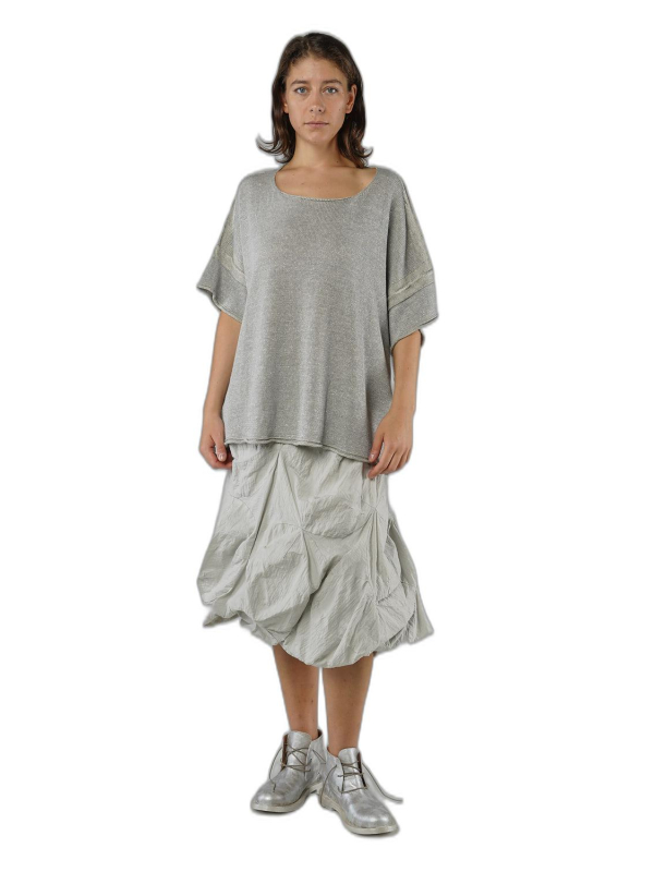 Rundholz - Kastenförmiger leinen strick pullover - 1251320706