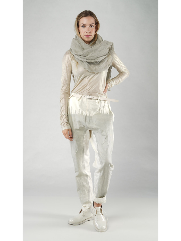 Rundholz - Halbtransparenter baumwoll modal strickschal - 1251457707