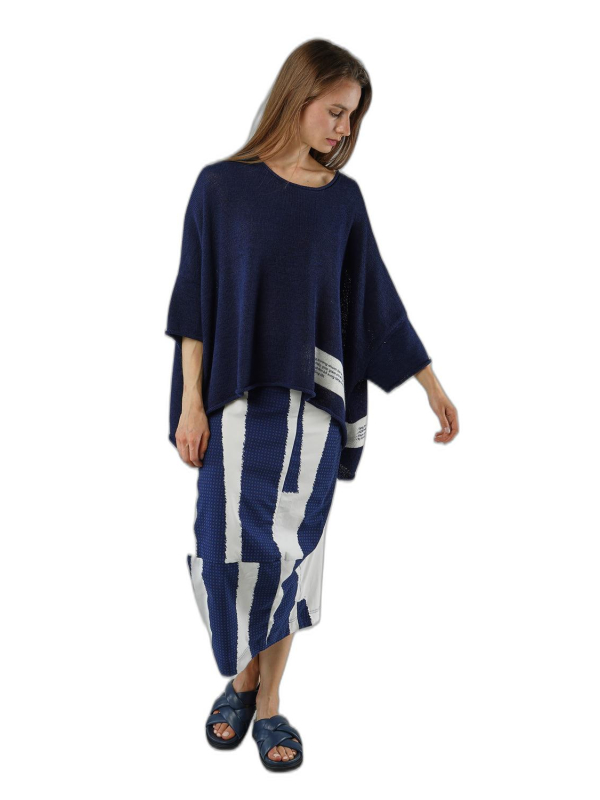 Rundholz Black Label - Oversize leinen strick pullover - 1253720713