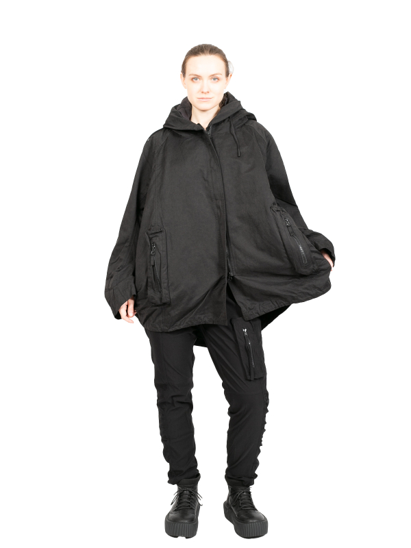 Rundholz Black Label - Куртка с капюшоном и внутренним жилетом Black - 2243231101