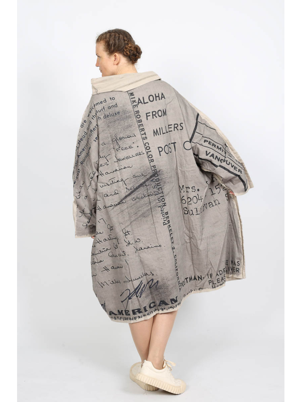 Rundholz DIP - Elegantes Baumwollkleid mit digitalem Druck für Damen - 2252110911 - Stilecht - Bild 1