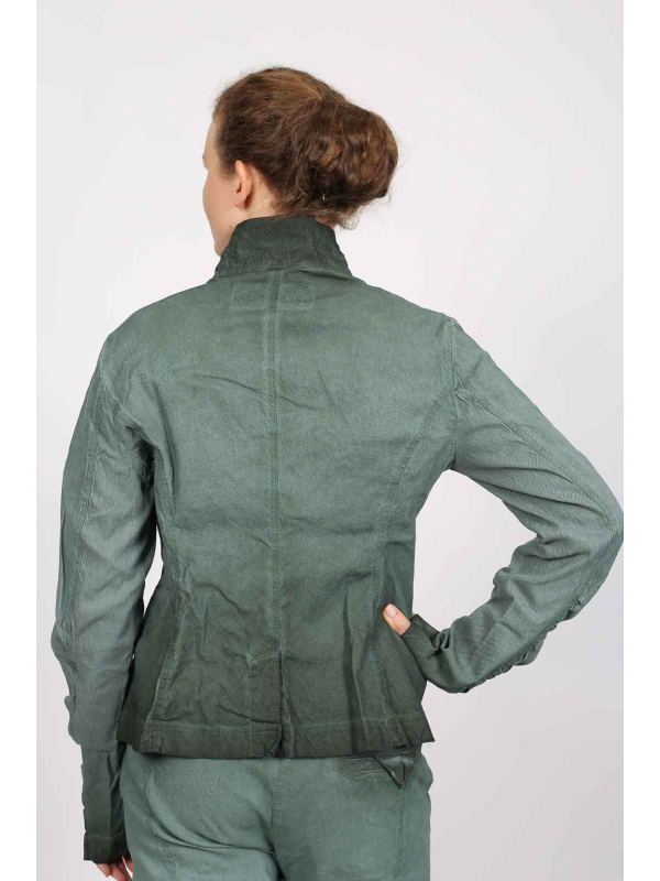 Rundholz DIP - Tailored Cotton Jacket with Elegant Ruffle Detail - 2252121101 - Stilecht - Image 1