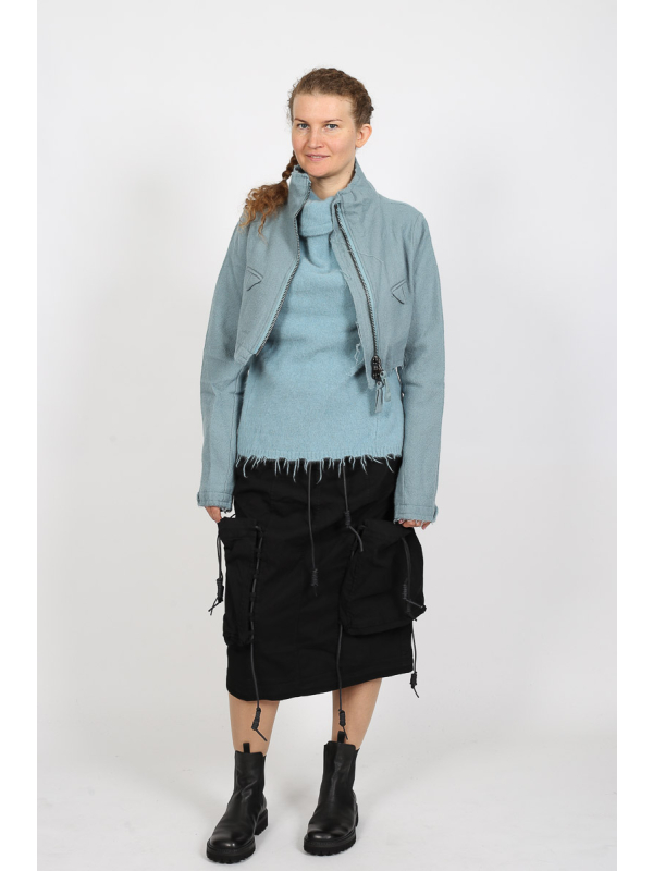 Rundholz DIP - Wool Jacket with Zipper and Special Seams - 2252211103 - Stilecht - Image 1