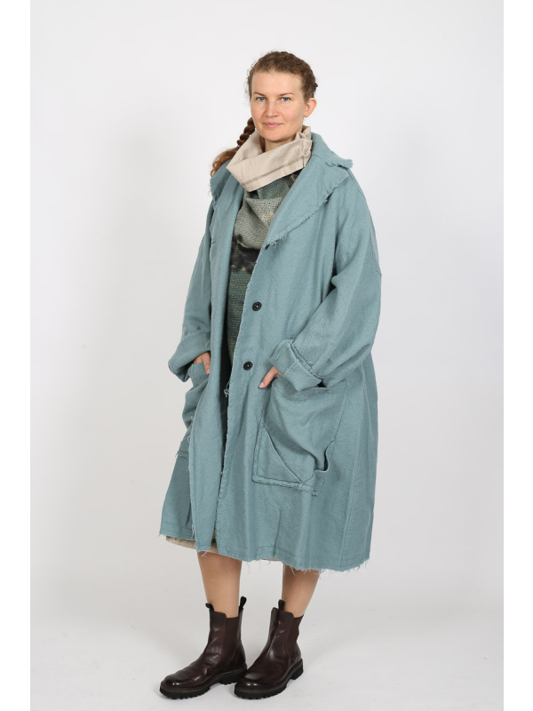 Rundholz DIP - Oversize-Wollmantel mit Reverskragen und Knopfleiste - 2252211206 - Stilecht - Bild 1