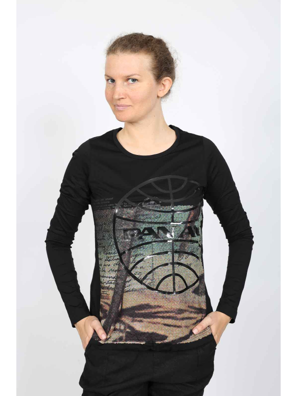Rundholz DIP - Dip Long Sleeve T-Shirt made of 100% Cotton with Print - 2252300502 - Stilecht - Image 1