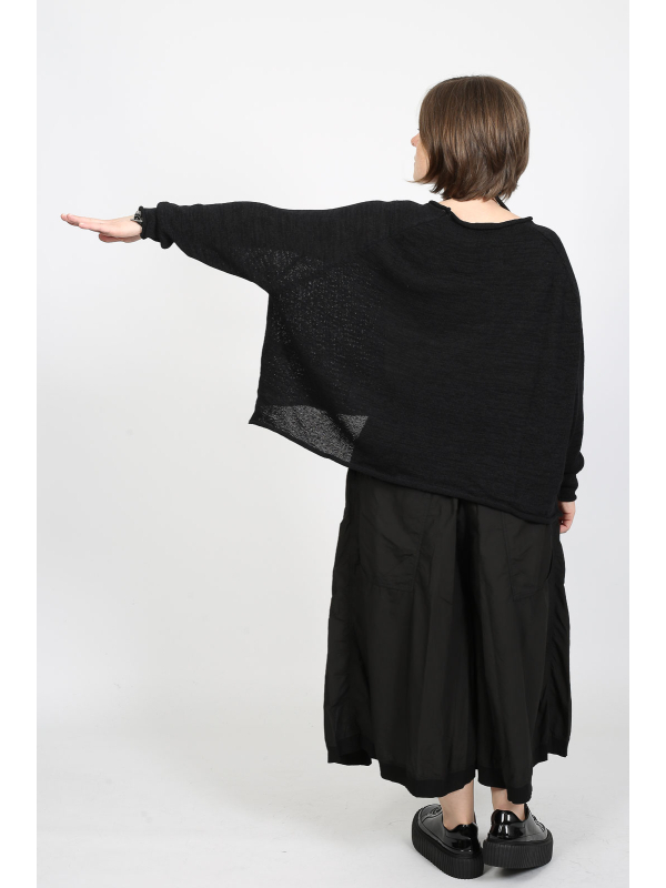 Rundholz Black Label -  Leinen-Baumwoll Pullover mit Rollkanten - 2253720713 - Stilecht - Bild 1