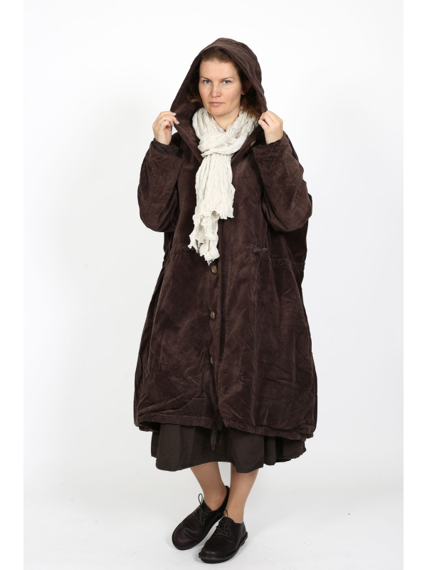 Privatsachen - Coat - uferlust - velvet quilted - 252182-choco - Stilecht - Image 1