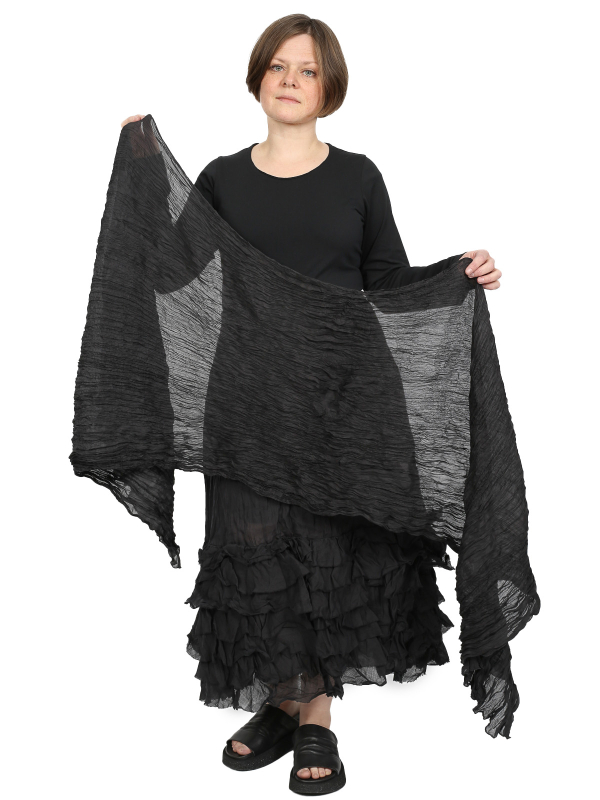 Privatsachen - Scarf giant crash - Lingerie silk - Caviar - 71123