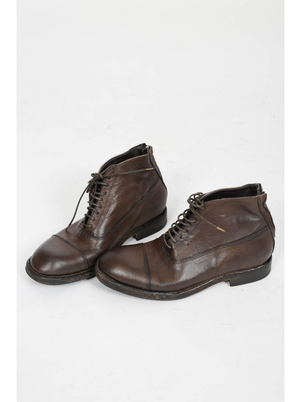 Shoto - Ledder boots - praia militare washed - 50848