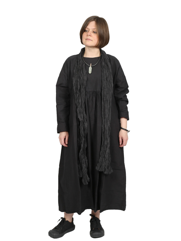 Affaires privées - Robe Vanmeer - Coton bruyant - Caviar - 252180