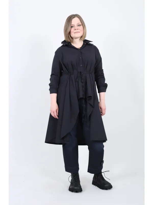 Pluslavie (Plü) - Cropped Stretch-Jeans Darkblue - 10030 - Stilecht - Bild 1