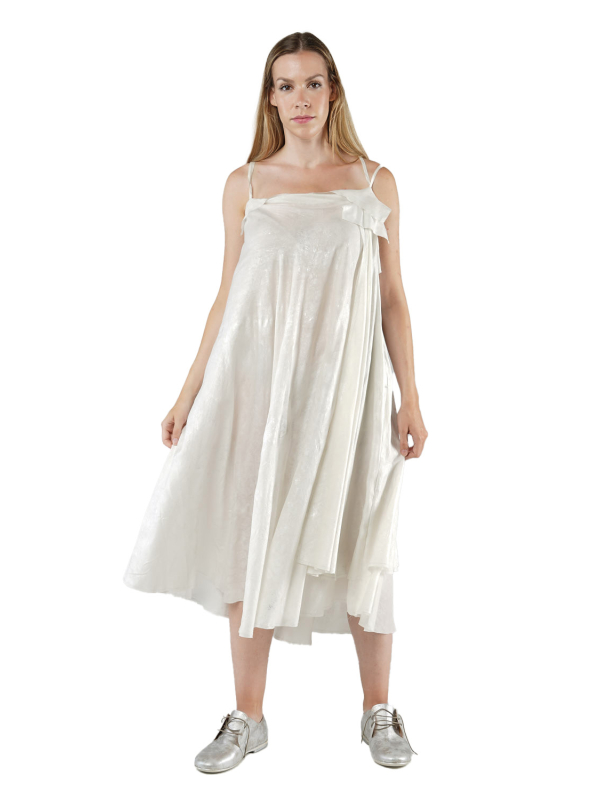 Bois rond - Robe en soie asymétrique - 1251050909